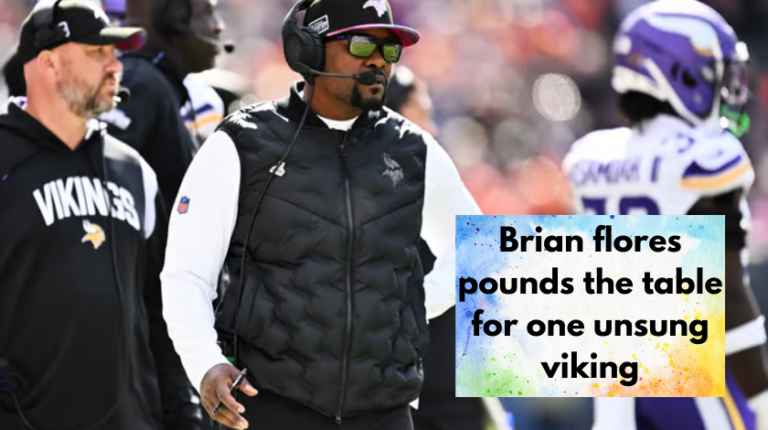 brian flores pounds the table for one unsung viking